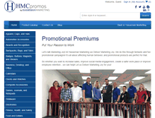 Tablet Screenshot of hmcpromo.com